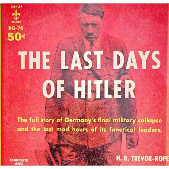 Accents 1947 The Last Days Of Hitler First Edition Pb Vintage